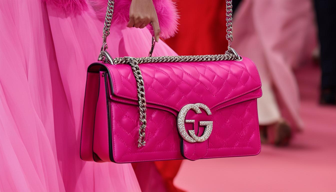 Pink Gucci purse
